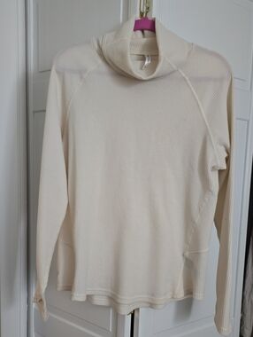 Kuhl Cream Thermal Turtleneck Long-Sleeve Top